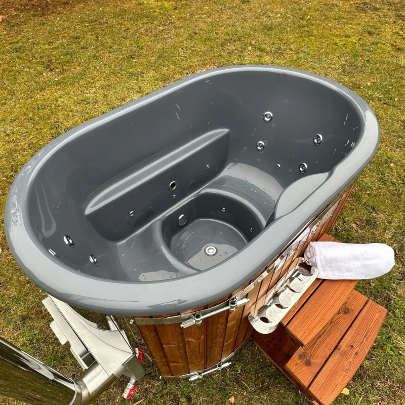 Ofuro Bath with Fiberglass Insert