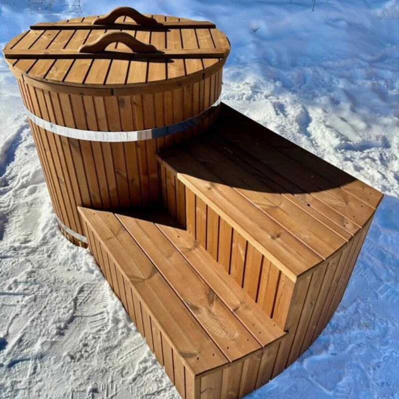 Cold Plunge Tub with Stainless Steel Insert